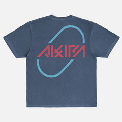 Retro Akira anime graphic tee shirt with front and back print