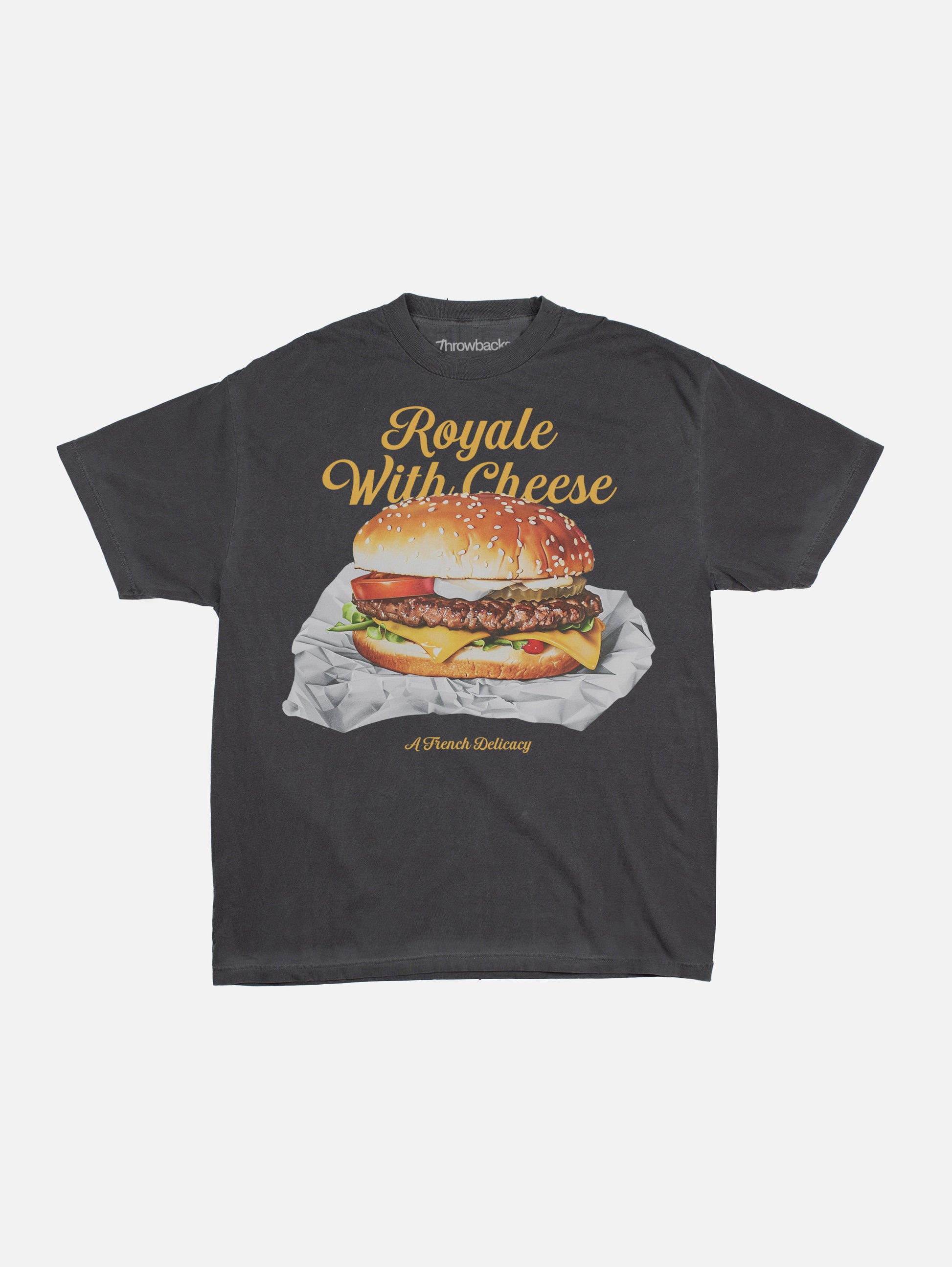 faded black royale with cheese pulp fiction quentin tarantino movie t-shirt for men and women