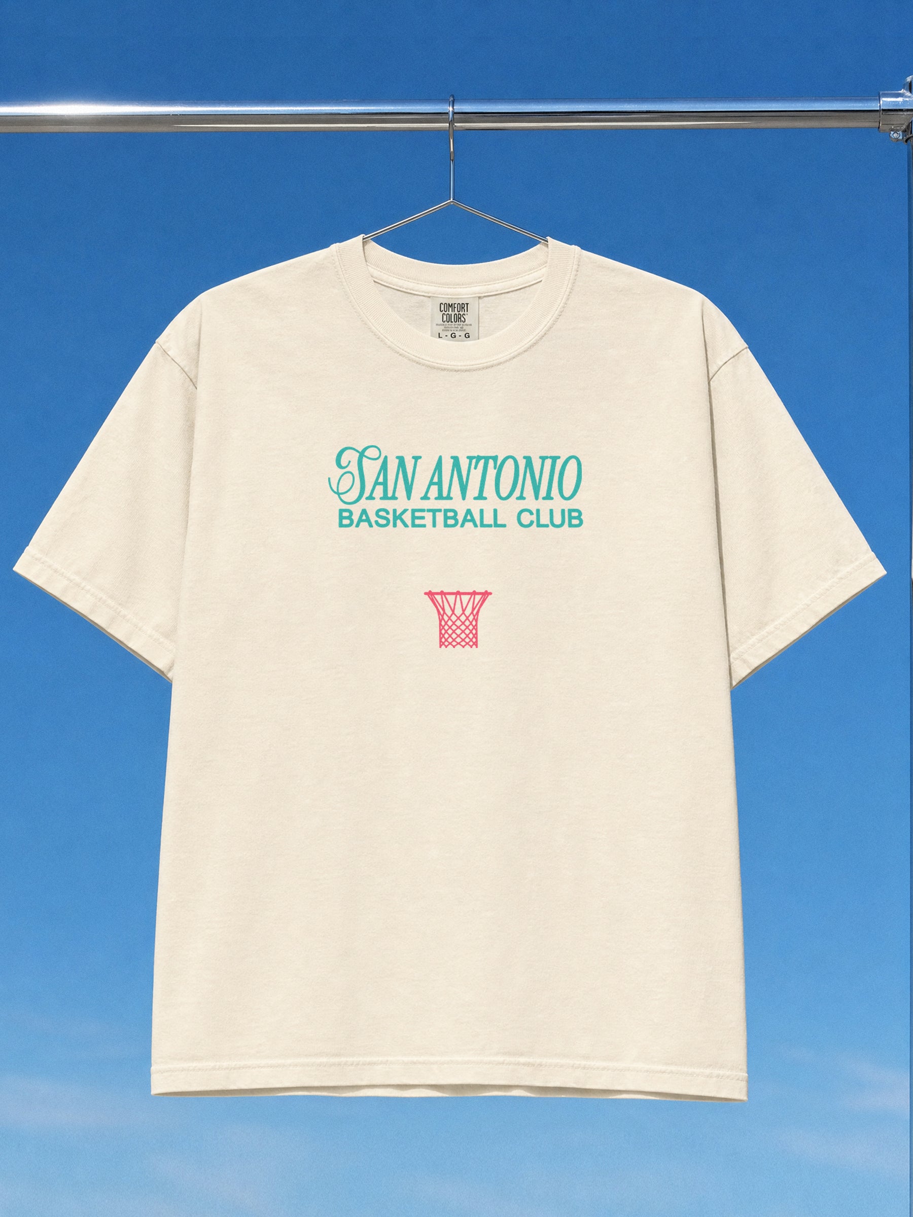 Vintage San Antonio Basketball Fiesta Colors Shirt