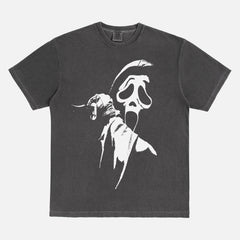 Original Scream 1996 graphic t-shirt, distressed heavyweight 90s horror movie streetwear graphic tee 
