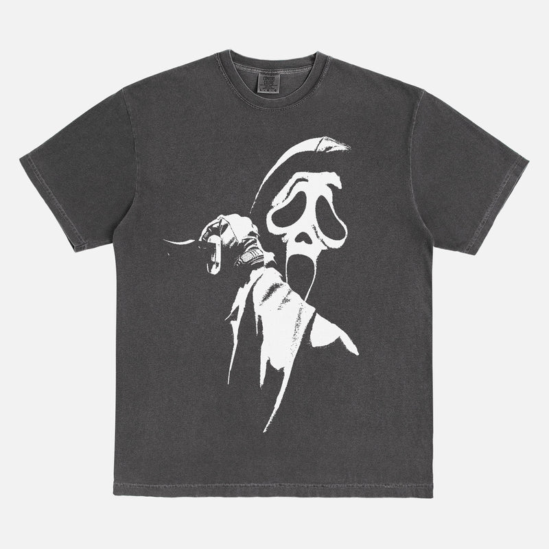 Original Scream 1996 graphic t-shirt, distressed heavyweight 90s horror movie streetwear graphic tee 