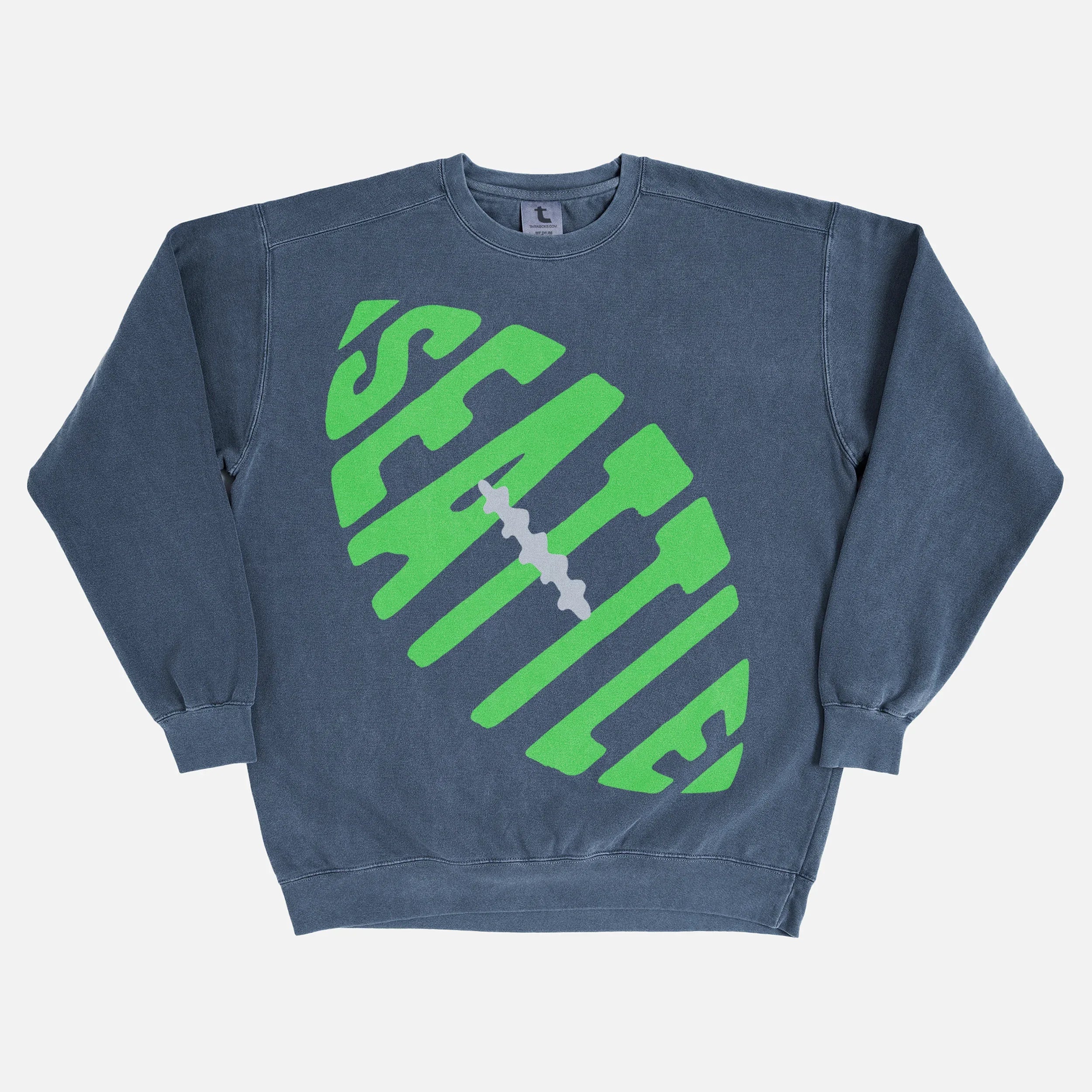 Washed Seattle Football Sweatshirt