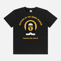 One Battle After Another movie t-shirt, funny sisters of the brave beaver nuns logo graphic tee