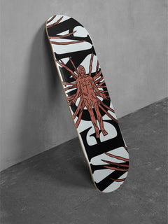 Stranger Things skateboard, Vecna hard wood tv show skate deck wall art memorabilia