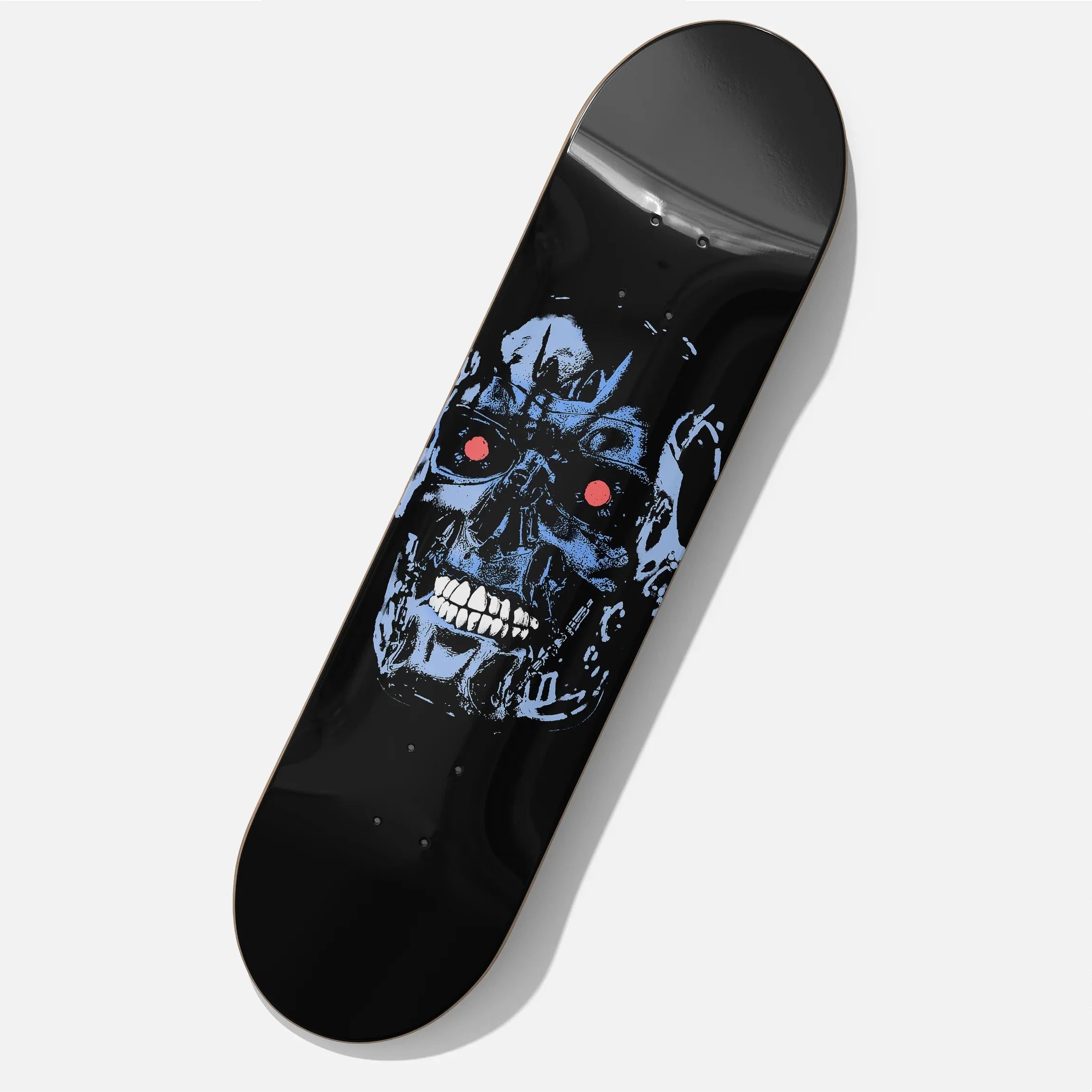 Terminator movie skate deck, 80s action sci-fi film skateboard wall art memorabilia