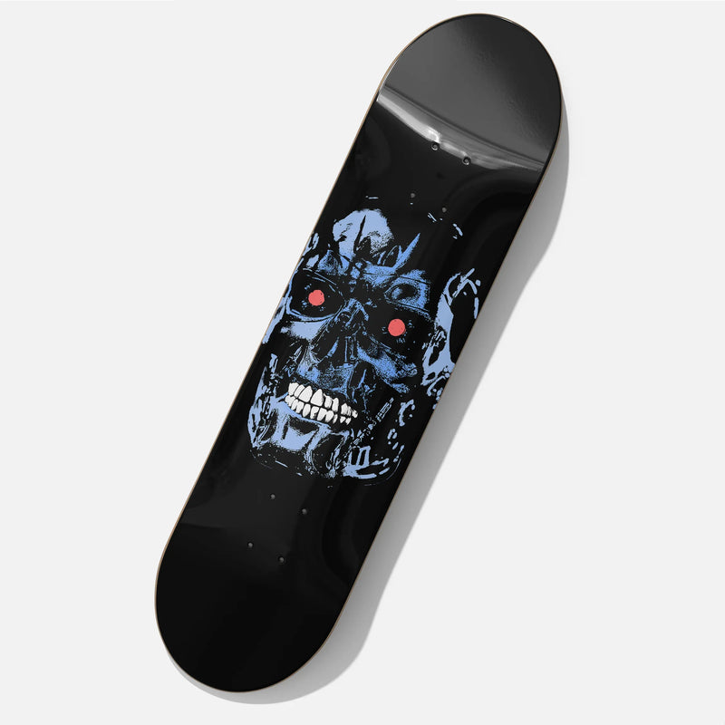 Terminator movie skate deck, 80s action sci-fi film skateboard wall art memorabilia