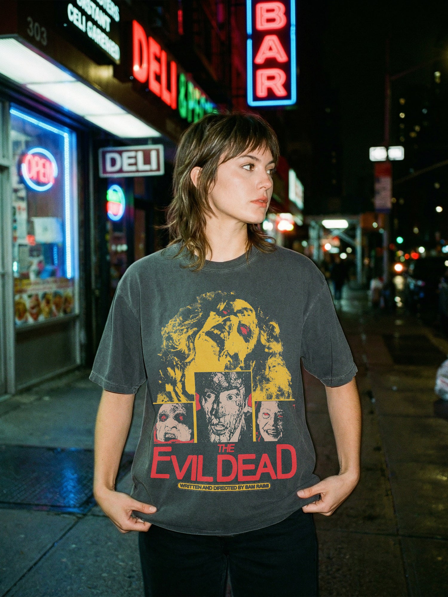 Evil Dead Grunge Streetwear Graphic Tee