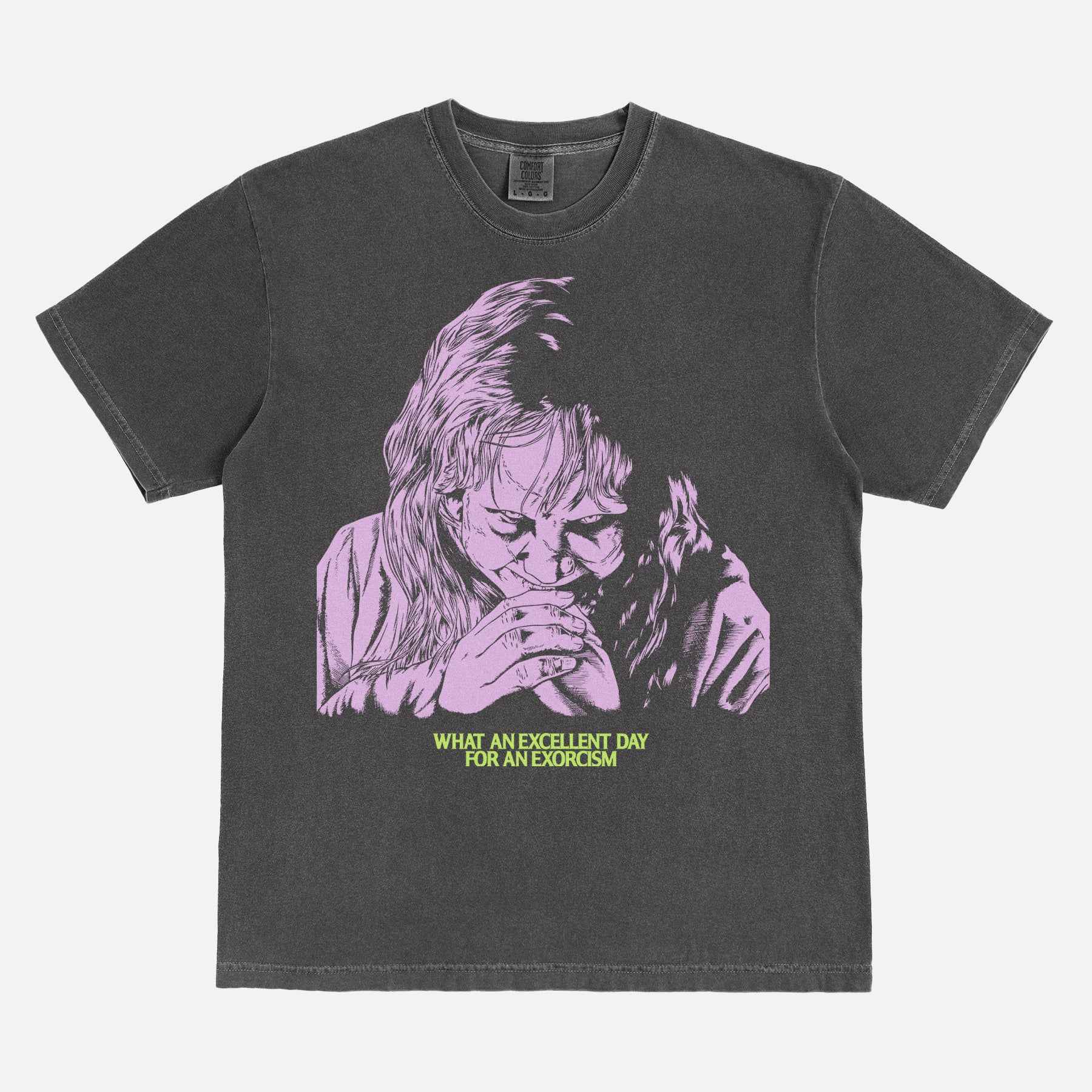 Exorcist Silhouette Horror Movie Tee