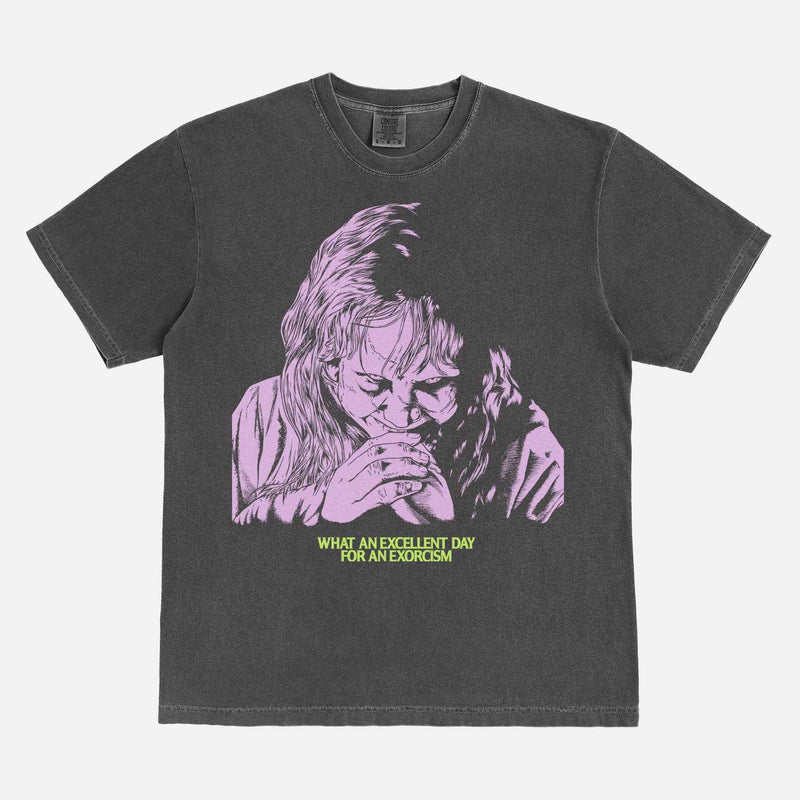 Exorcist Silhouette Horror Movie Tee