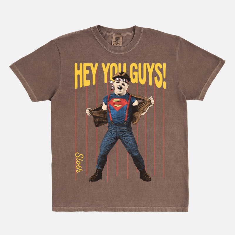 Retro The Goonies movie graphic tee, funny Sloth 80 movie t-shirt for men and women