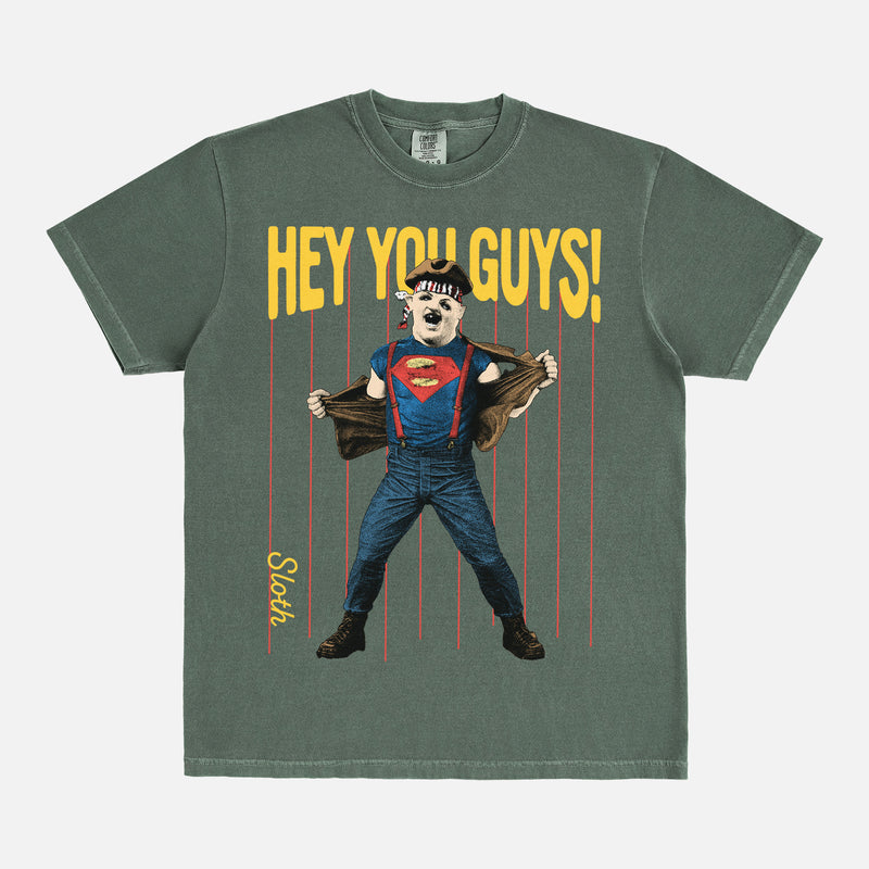 Retro The Goonies movie graphic tee, funny Sloth 80 movie t-shirt for men and women