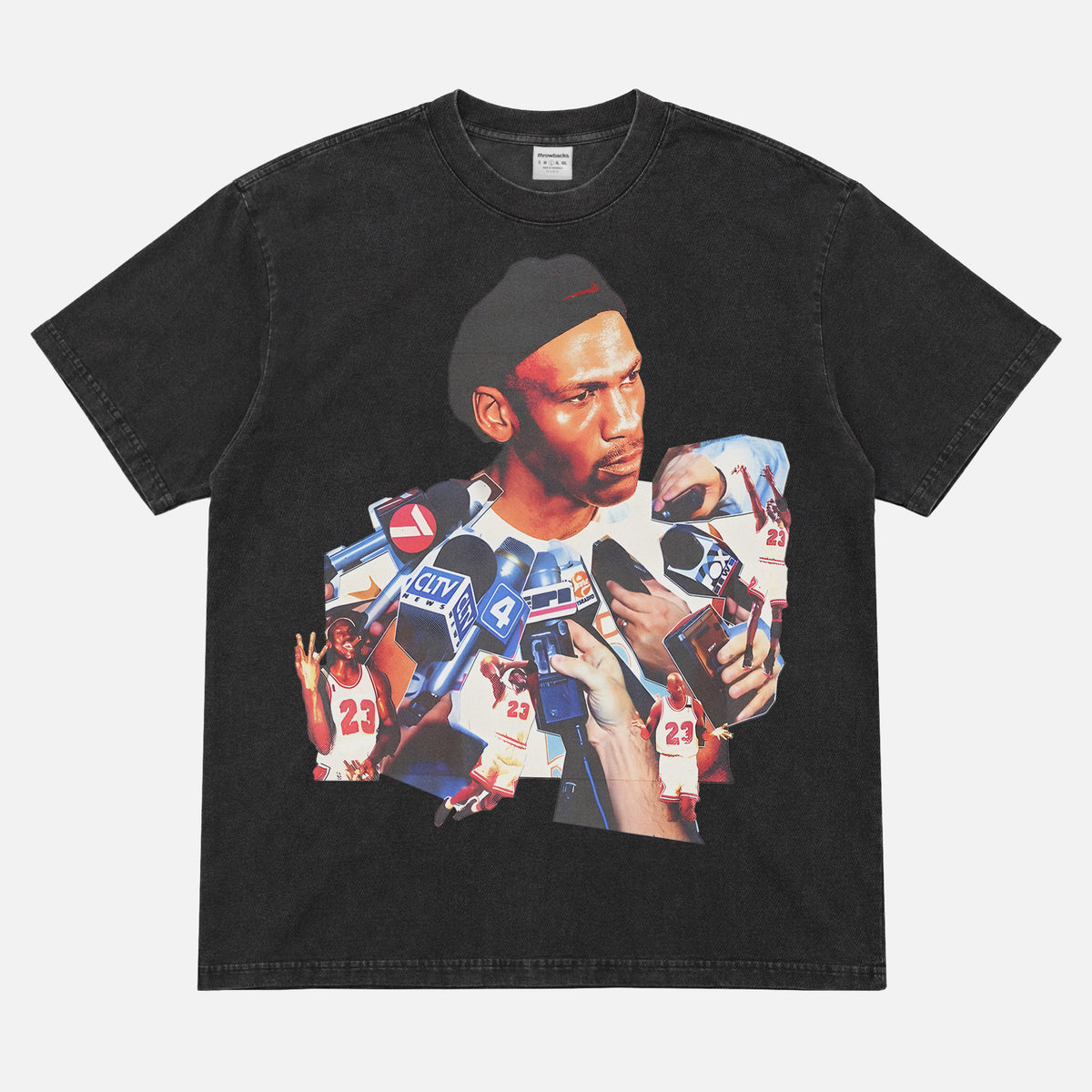 retro 90's michael jordan streetwear bootleg graphic tee shirt