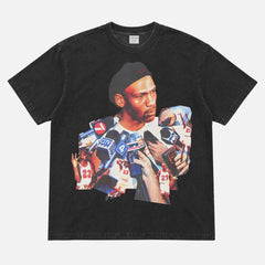 retro 90's michael jordan streetwear bootleg graphic tee shirt