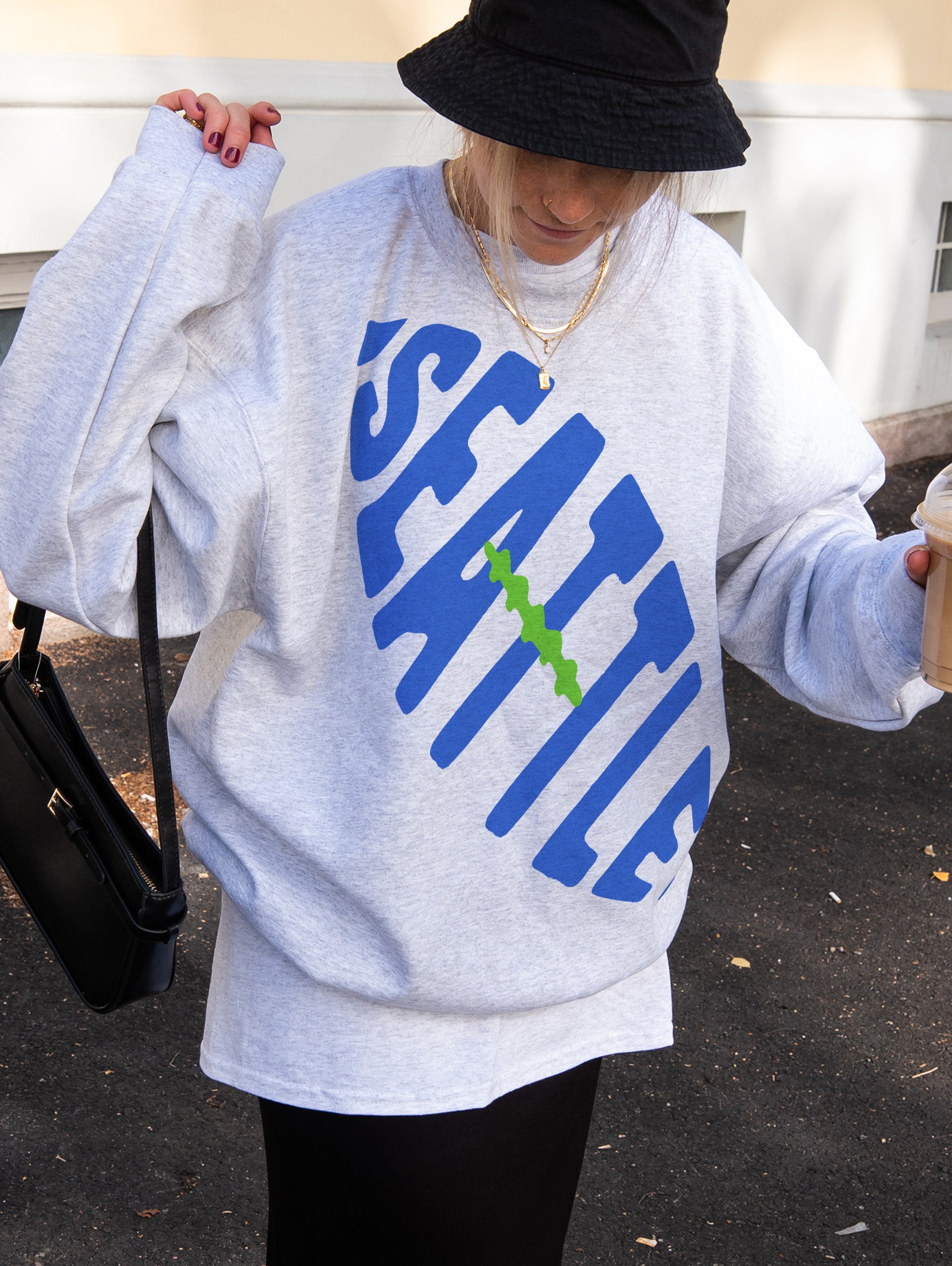 Throwback Seattle Football Inflate Sweatshirt