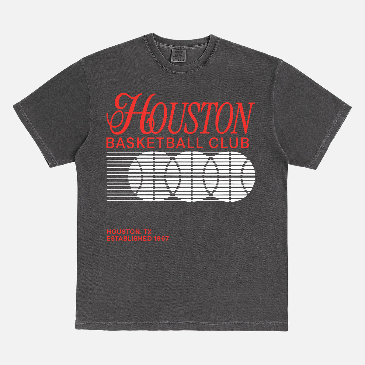 Throwback 90's Houston Rockets NBA basketball streetwear graphic tee