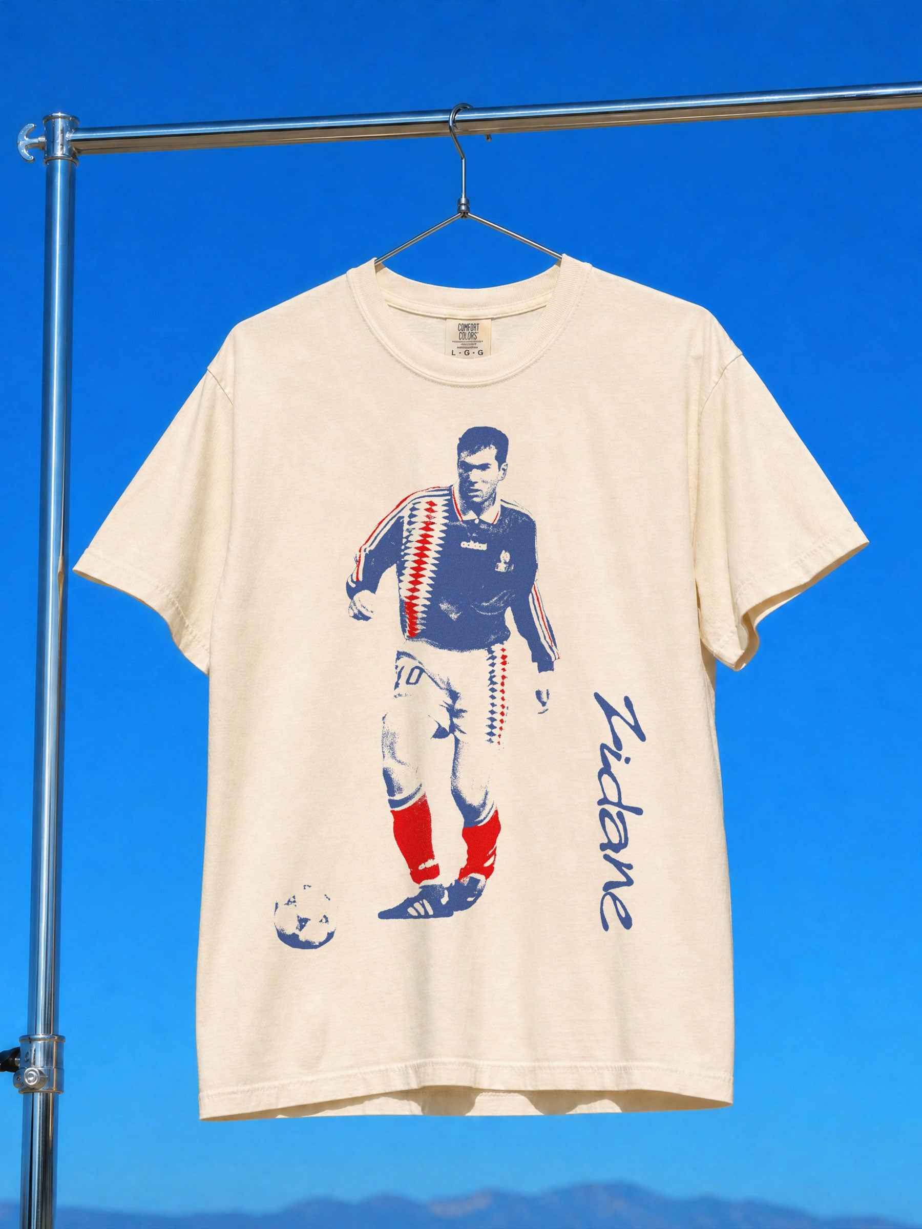 Zidane French Football Graphic T-Shirt