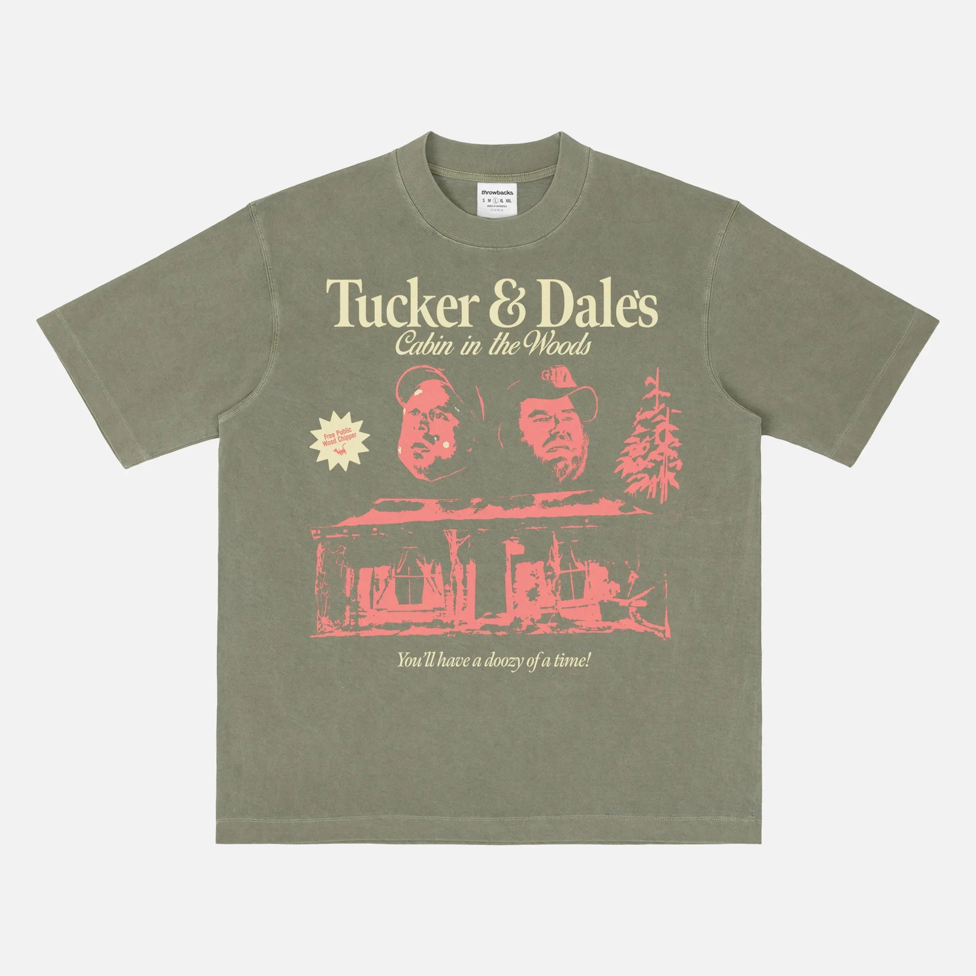 Funny Tucker & Dale Vs evil movie t-shirt, green cult classic comedy horror movie graphic tee