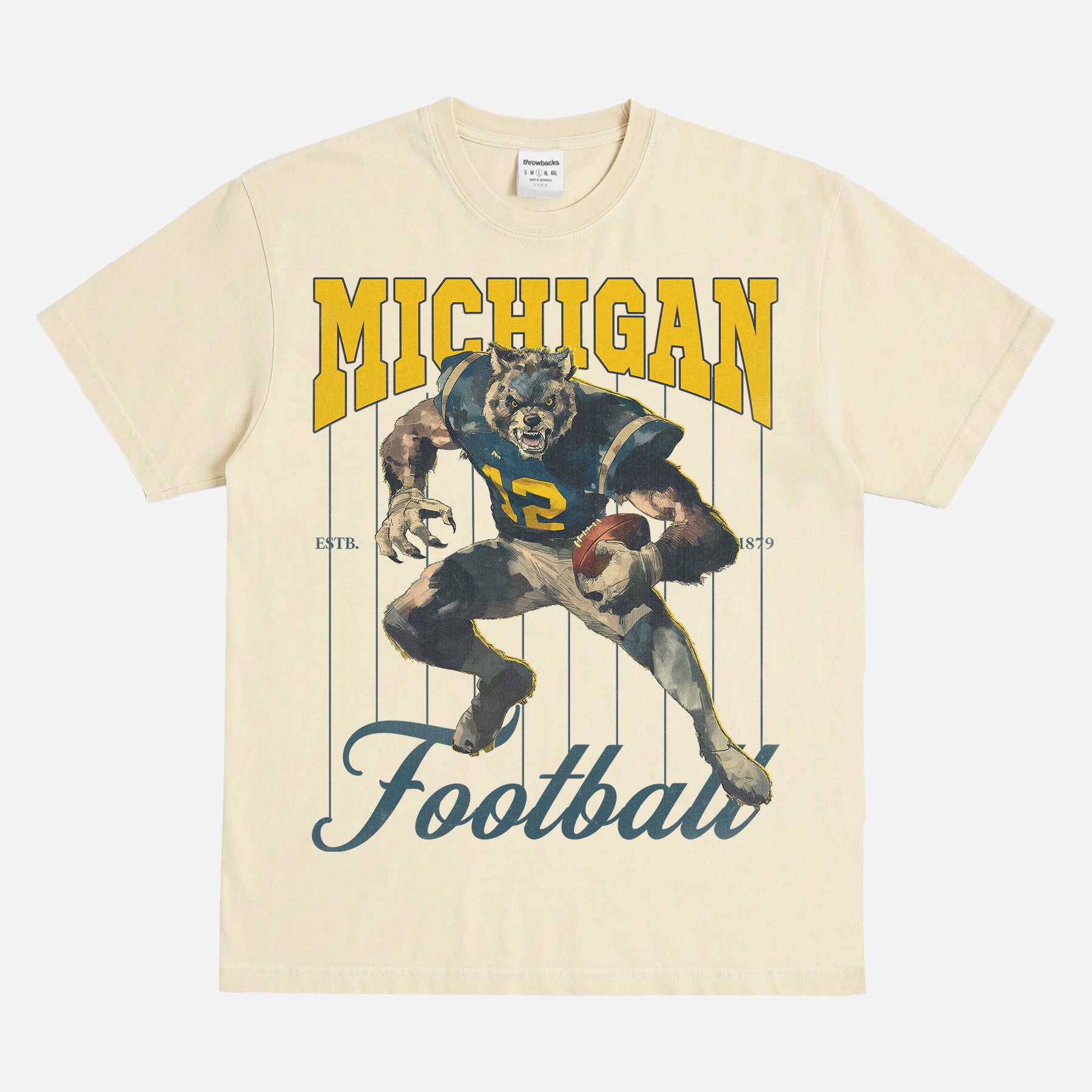 Retro Michigan Football Mascot Shirt