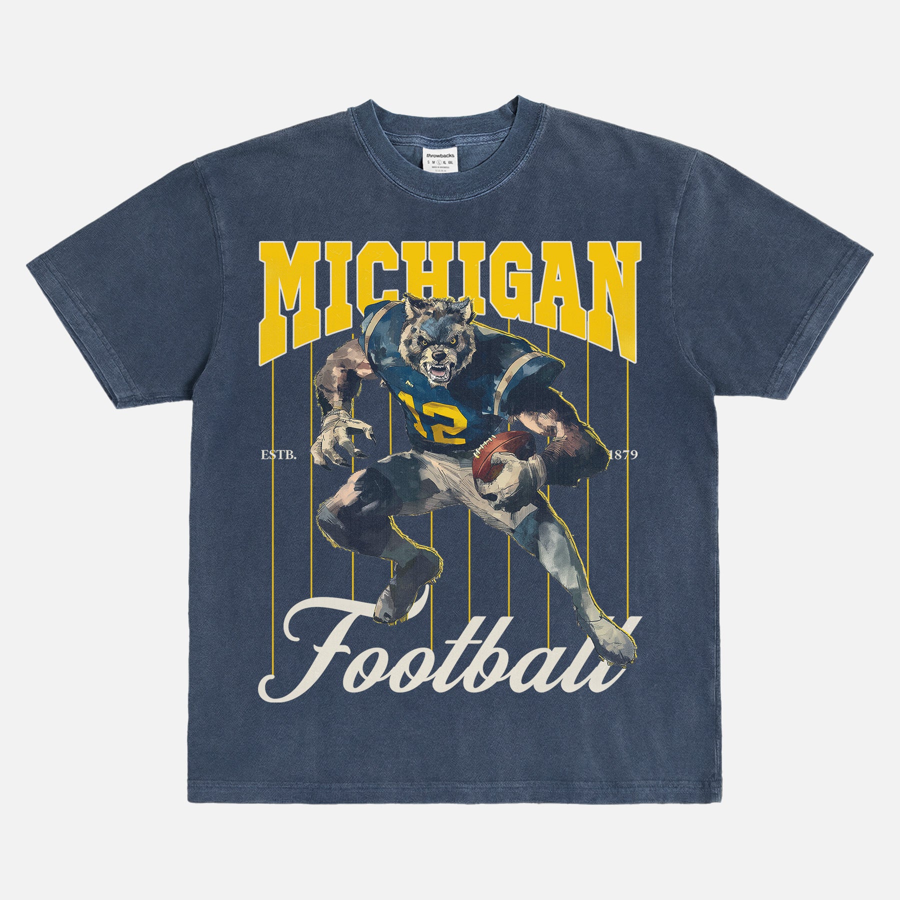 Retro Michigan Football Mascot Shirt