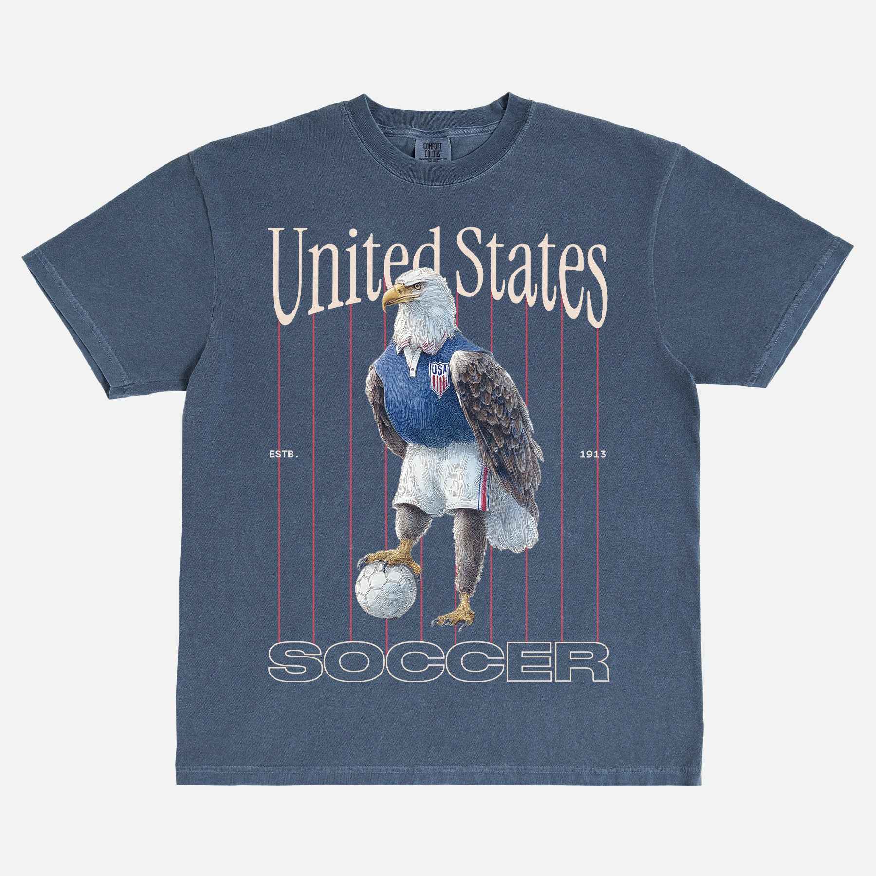 USA Soccer Pinstripes T-Shirt