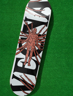 Stranger Things skateboard, Vecna hard wood tv show skate deck wall art Stranger Things home decor