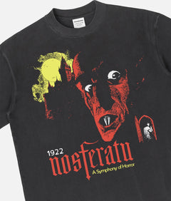 Retro Nosferatu horror movie t-shirt, vintage vampire film streetwear graphic tee shirt for men and women