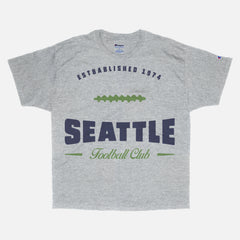 Vintage grey unisex Champion Seattle Seahawks graphic t-shirt