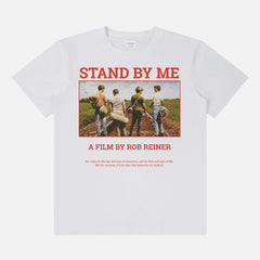 white Stand by Me movie graphic t-shirt, retro 80s movie shirt 