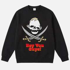 Cute retro The Goonies sweatshirt with Sloth and Hey You Guys movie quote for 80s movie apparel lovers