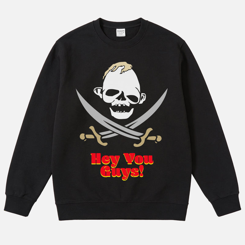 Cute retro The Goonies sweatshirt with Sloth and Hey You Guys movie quote for 80s movie apparel lovers