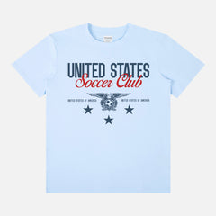 USMNT USWNT vintage United States World Cup eagle crest light blue unisex t-shirt