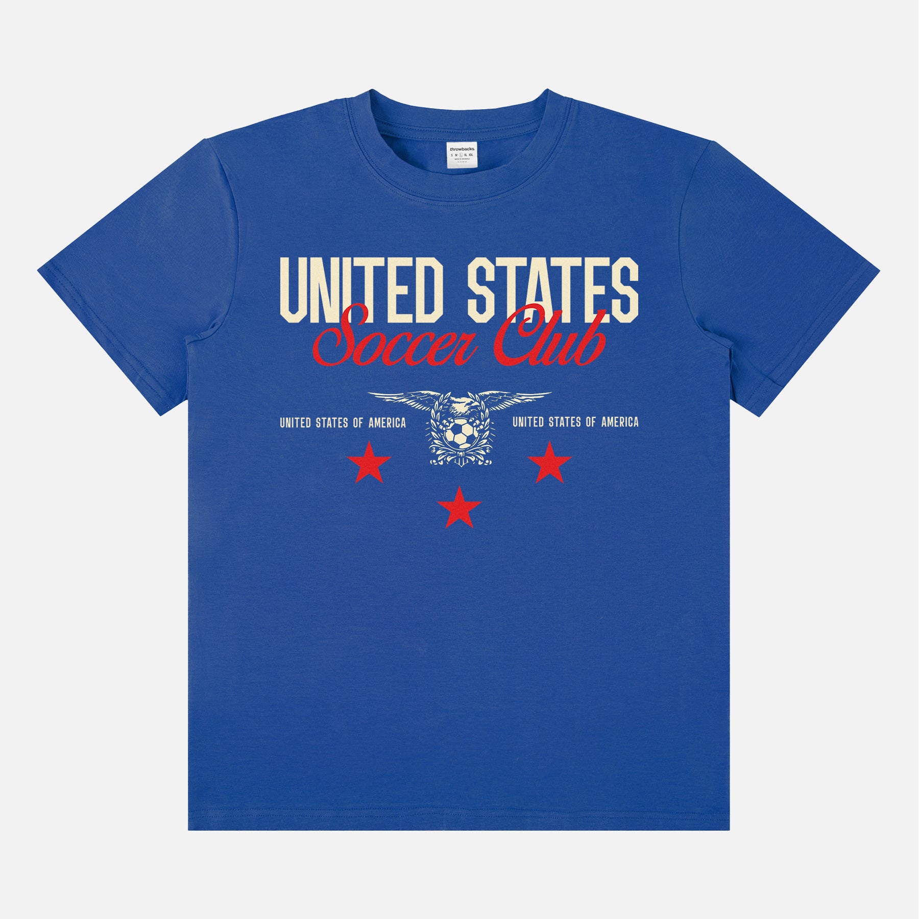 USMNT USWNT vintage United States World Cup eagle crest royal blue unisex t-shirt 
