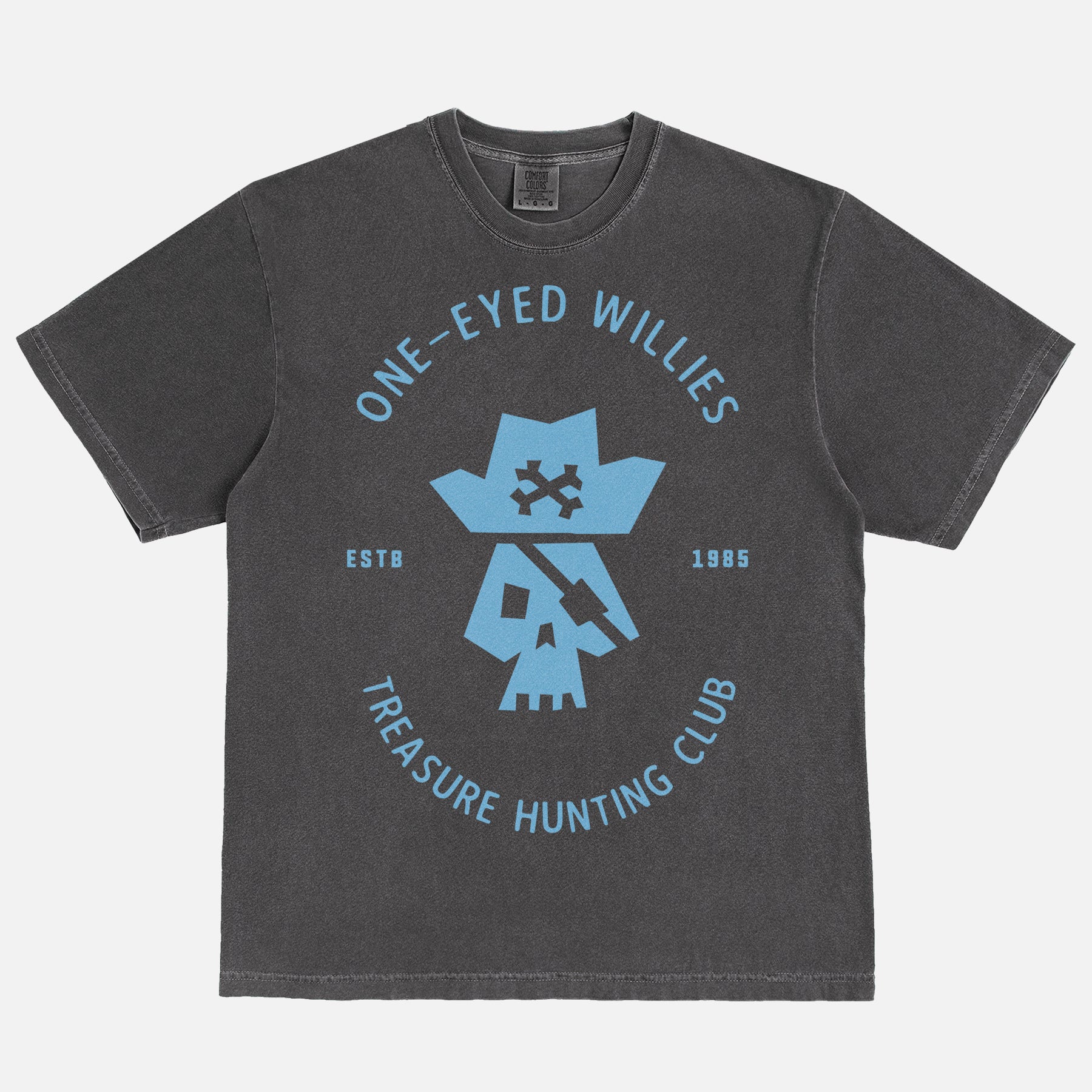 The goonies movie t-shirt, comfort colors one eyed willies treasure hunting graphic tee