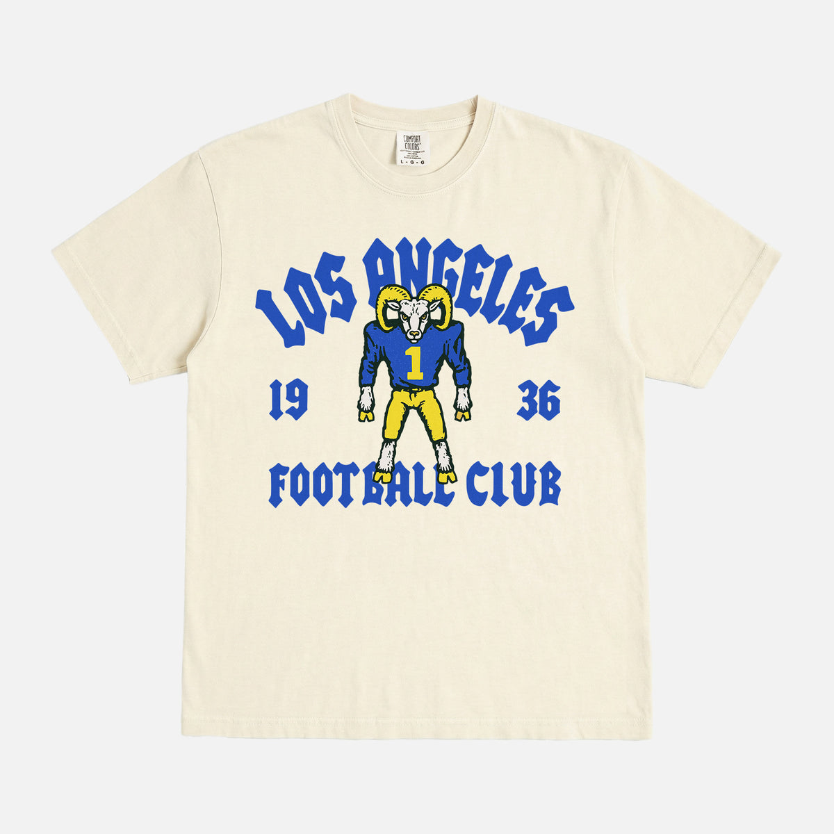 Cool old school Los Angeles Rams streetwear football t-shirt 