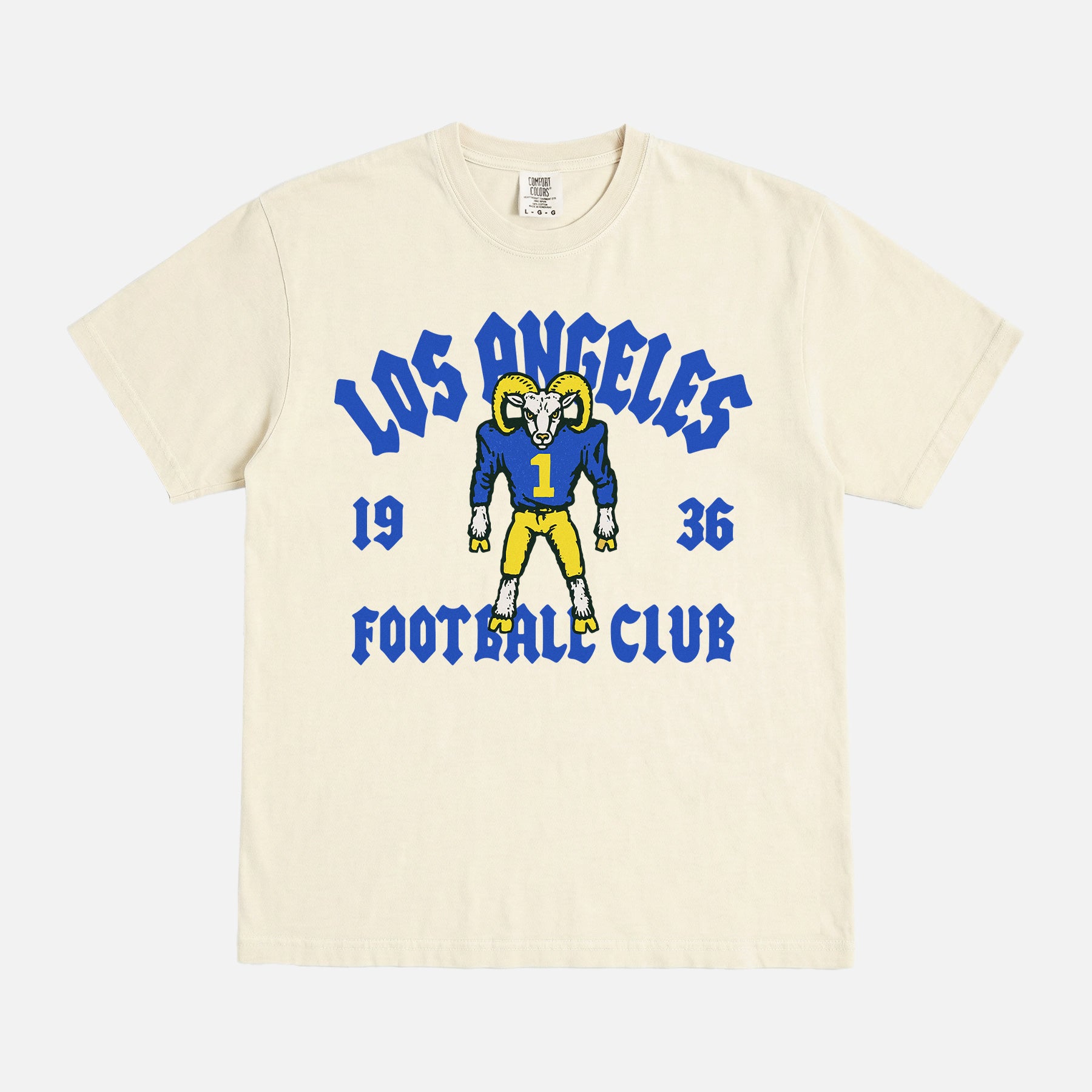 Cool old school Los Angeles Rams streetwear football t-shirt 